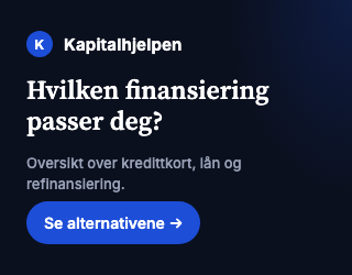 Kapitalhjelpen: Hvilken finansiering passer deg?